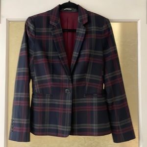 Express Plaid Blazer